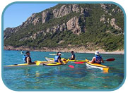 Ausflüge mit dem Seekajak in Sardinien